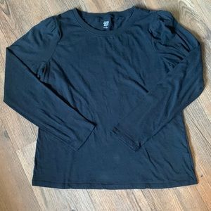 Black Long Sleeve Good Hart(Matilda Jane) Tee